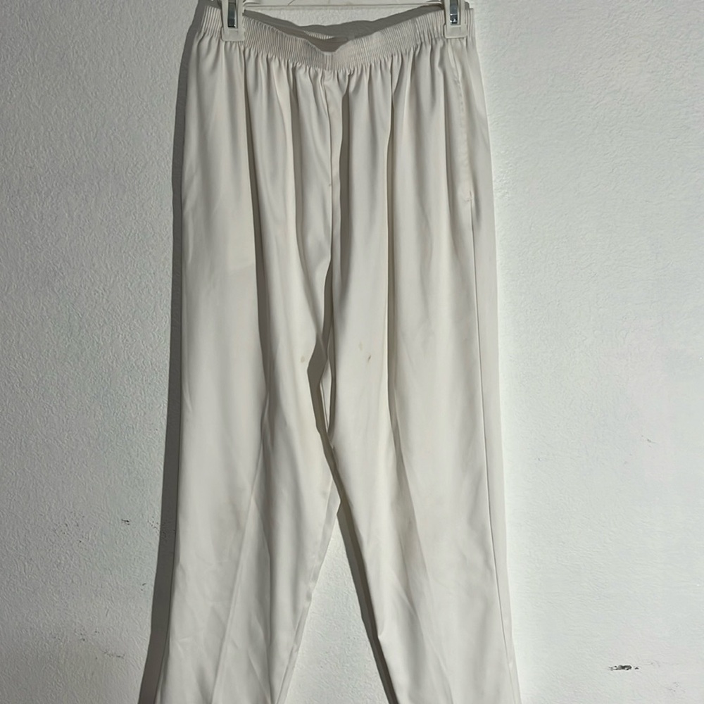 White Bon Worth Work Pants Size 8 M